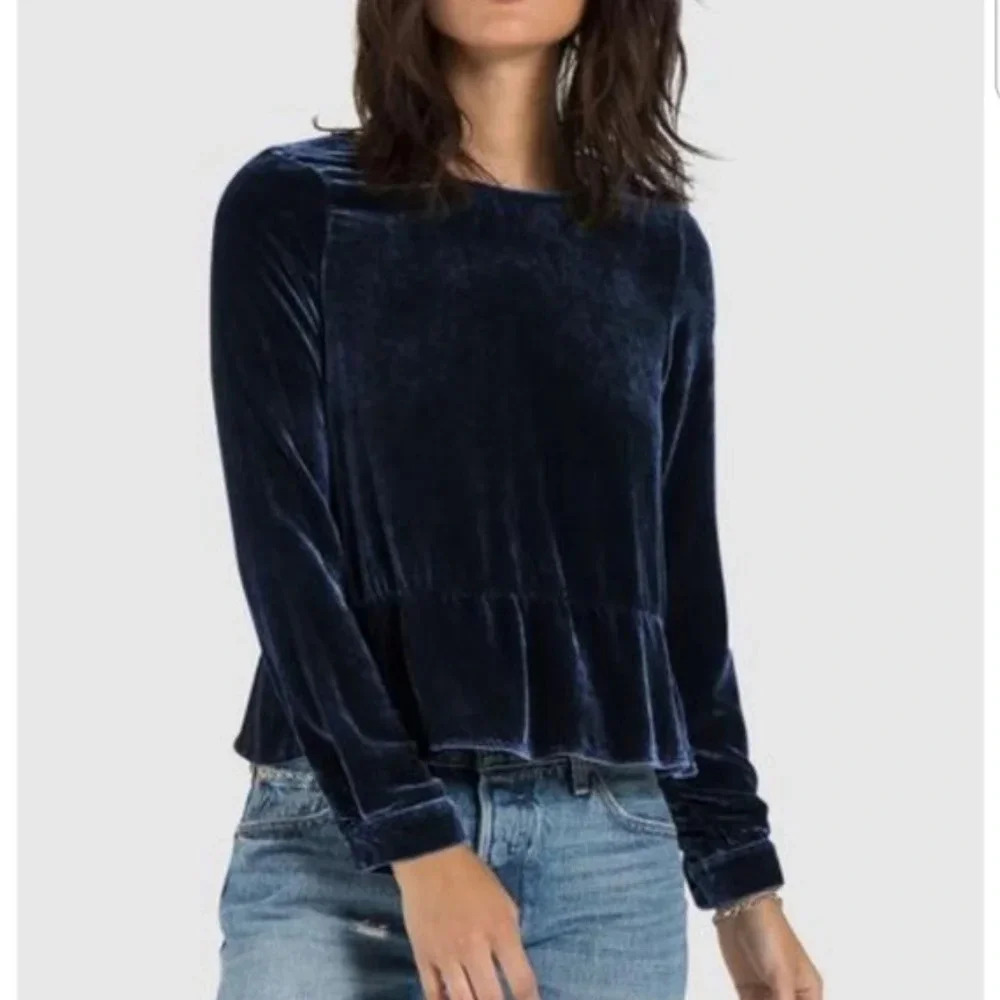 NEW Anthropologiy-Bella Dahl Velvet top‎